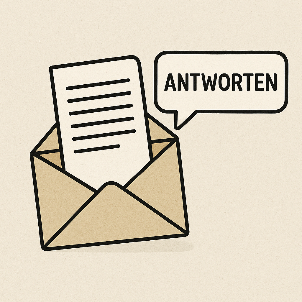 euin-foto-das-Antworten-bildlich-darstellt-auf-brief