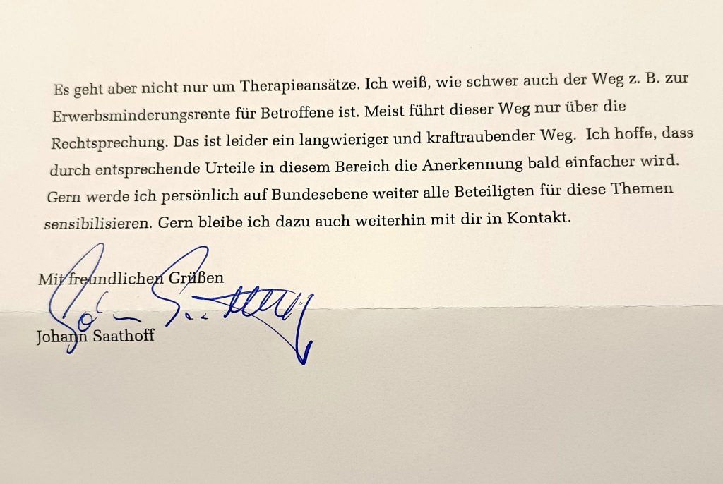 Antwort Saathoff