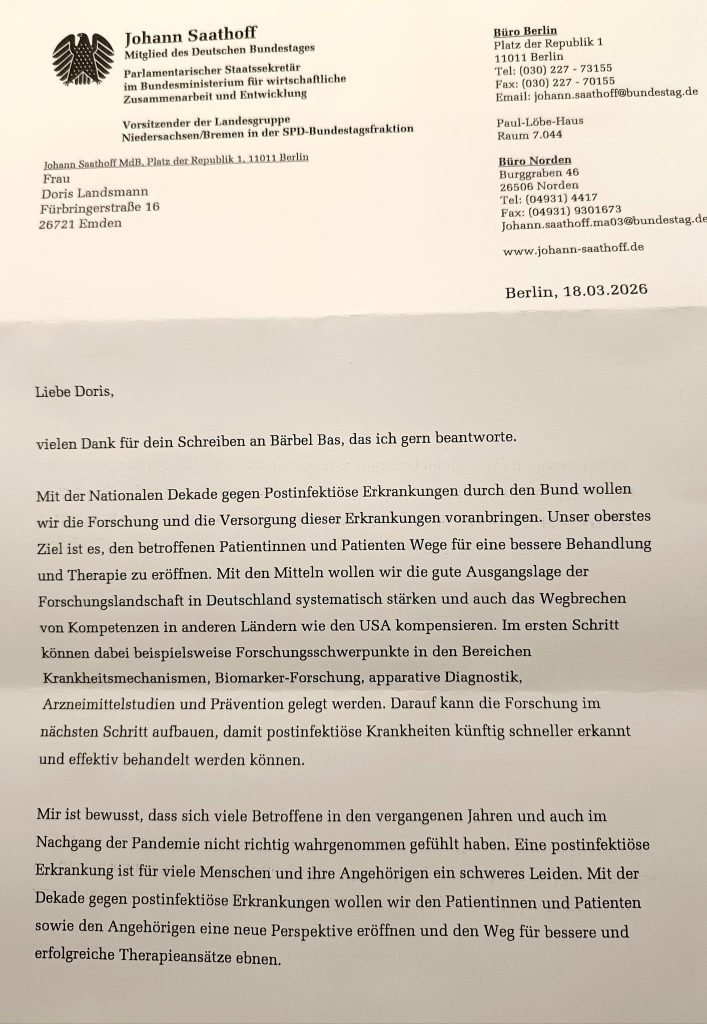 Antwort Saathoff